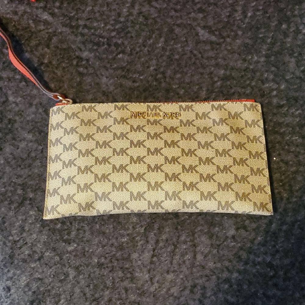Michael Kors Monogram Wristlet